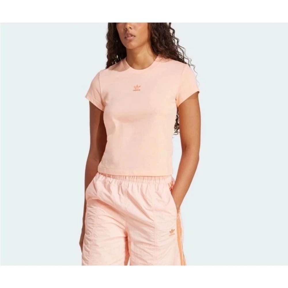 NWT Women’s Adidas Essentials Slim T-Shirt S - L MSRP $25